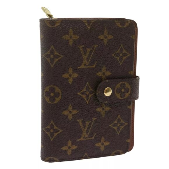 LOUIS VUITTON Monogram Porto Papie Zip Wallet M61207 LV Auth am5939 - Picture 1 of 16